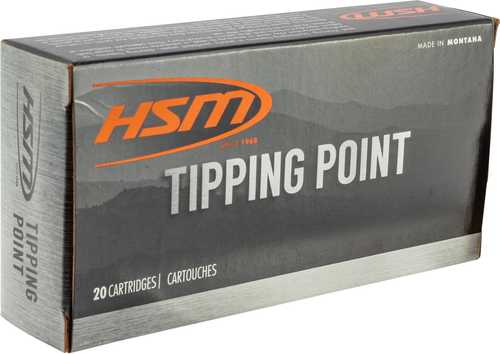 HSM Tipping Point 2 6.5x55 Swedish Mauser 140 Grain SST Brass 20 Rounds
